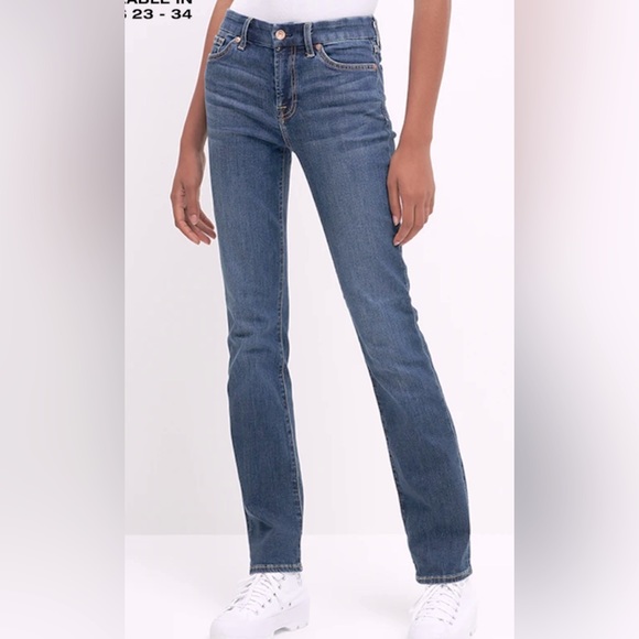 NWOT 7 for all mankind “kimmie” straight leg jeans